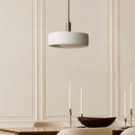 Load image into Gallery viewer, Cerova Modern Ivory Porcelain Pendant Light – Soft Organic Design for Kitchen Island
