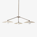 Load image into Gallery viewer, Curva Metal Antique Brass Chandelier - Modern Industrial Lighting Pendant