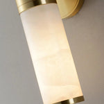 Load image into Gallery viewer, Nexorae Modern Alabaster Wall Lamp Sculptural Vertical Design For Living Room Bedroom Hallway