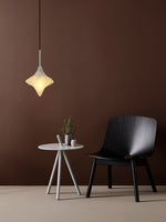 Load image into Gallery viewer, Art Deco Astris Elara Star Pendant Light - Frosted Glass Pendant with Geometric Style