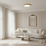 Afbeelding laden in galerijweergave, Rondi Minimalistische Ronde LED Plafondlamp - Circulair IJzeren Ontwerp voor Woon- en Slaapkamer