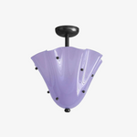 Bild in der Galerieansicht laden, Bellina Plissierte Glas-Deckenleuchte Modern für Wohnzimmer