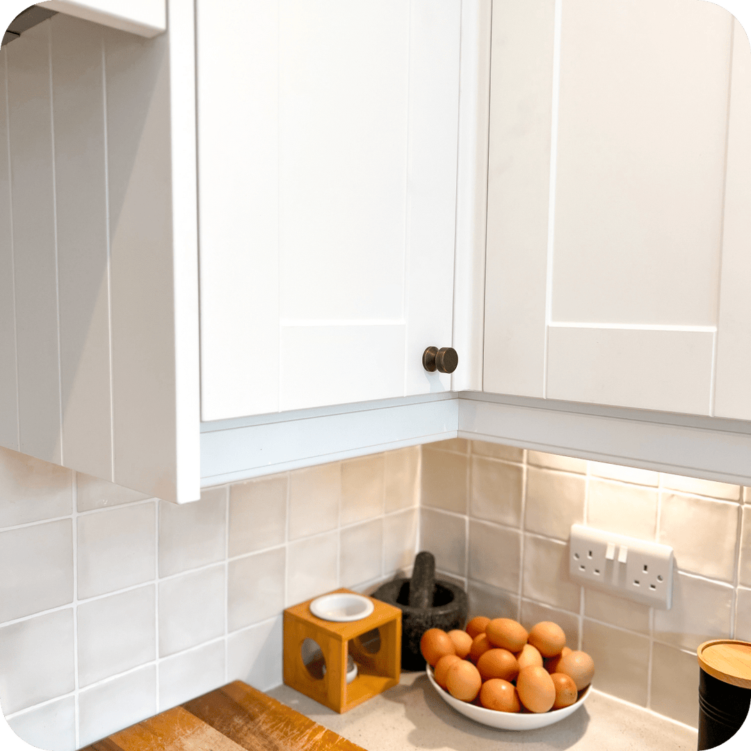 Antique Brass Round Cabinet Knob – Aged Brass Cupboard Knob