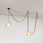 Bild in die Galerieansicht laden, Light Rail Leder Pendelleuchte