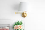 Load image into Gallery viewer, Ornato Luxe Brass Schoolhouse Sconce - Art Deco Wall Light with White Glass Shade