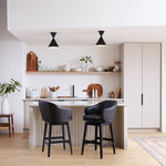 Load image into Gallery viewer, Brivana Sculpted Glass Flush Mount Light for Bedroom & Living Room