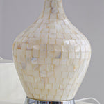 Load image into Gallery viewer, Beamira Natural Shell Mica Table Lamp – Handmade Crafted for Bedroom or Living Room