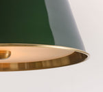 Afbeelding laden in galerijweergave, Forvara metalen hanglamp met paal - belvormige diffuser ontwerp voor keukeneilanden