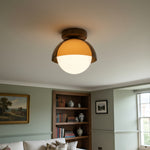 Afbeelding laden in galerijweergave, Afterglow Zonsondergang Sculpturale Gloed Plafondlamp Moderne Vintage Stijl voor Hal en Entree