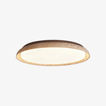 Cargar imagen en el visor de la Galería, Lámpara de Techo Redonda Torvella Disco Escultórico de Montaje Empotrado - Iluminación Natural Moderna para Dormitorio