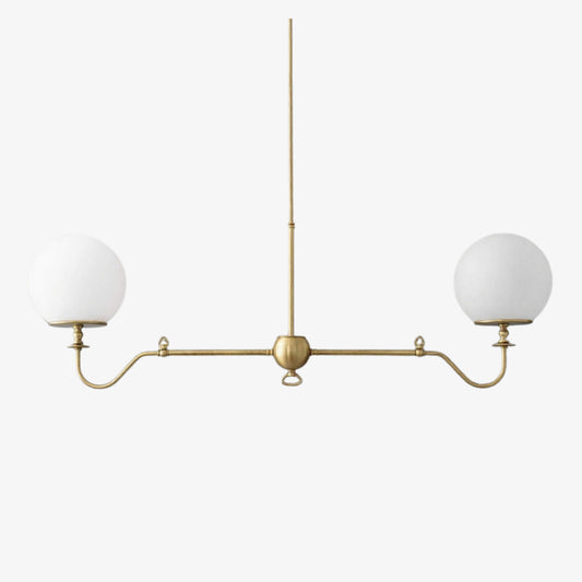 Glorica Candelabro Lineal Moderno de Vidrio para Cocina y Sala