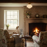 Load image into Gallery viewer, Geotower Glass Art Deco Ceiling Light - Glass Globe - Elegant Home Fixture