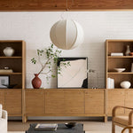 Afbeelding laden in galerijweergave, Alvian hanglamp - linnen kap met verstelbare hoogte voor gezellige eetkamer