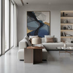 Afbeelding laden in galerijweergave, Nera Tafellamp – Elegante Gebogen Glazen Kap – Metalen Frame Stijl voor Woonkamer of Slaapkamer