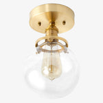 Load image into Gallery viewer, Glorica Glass Minimalist Globe Ceiling Fixture for Bedroom & Office