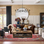 Load image into Gallery viewer, Rowan Timeless Iron Candle Design Chandelier - Industrial Interior Lighting For Bedroom