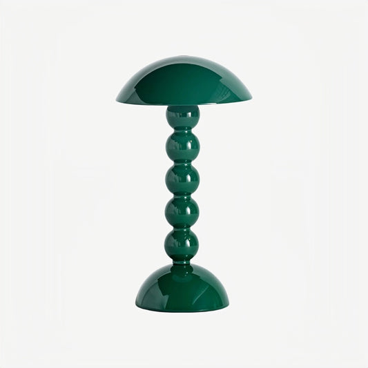 Lámpara de Mesa LED Modo – Base Apilada en Orbe con Pantalla en Forma de Hongo Perfecta para Sala o Dormitorio