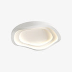 Afbeelding laden in galerijweergave, Aeris Elionis LED Plafondlamp met Ripple-patroon – Minimalistische ijzeren en acryl opbouwlamp voor woonkamer