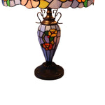 Afbeelding laden in galerijweergave, TF Keswick Libelle Tiffany Tafellamp – Handgemaakte glas-in-lood kap voor woonkamer of slaapkamer