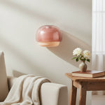 Afbeelding laden in galerijweergave, Clinco Gekleurde Glazen Wandlamp – Vintage Lamp voor Badkamer & Gang