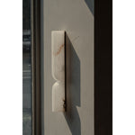 Bild in die Galerieansicht laden, Rechteckige Alabaster-Wandleuchte