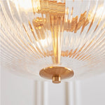 Load image into Gallery viewer, Luntra Contemporary Multi-Light Pendant with Textured Glass for Bedrooms and Hallways