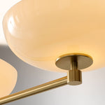 Load image into Gallery viewer, Vega Glass Mid-Century Modern Globe Chandelier with Glass Shades for Dining Room and Kitchen Island