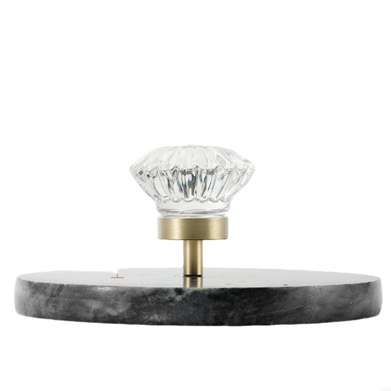 Modern Mushroom Cabinet Knob – Clear Glass Diamond Drawer Knobs