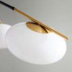 Load image into Gallery viewer, Brimush Flattened-Globe Pendant Lamp – Minimalist Architectural Form