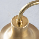 Cargar imagen en el visor de la Galería, Close-up of curved wall sconce arm and shade connection