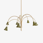 Charger l'image dans le visualiseur de la galerie, Lustre sculptural Bellina en forme de fleur pour chambre et entrée