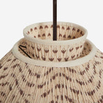 Załaduj obraz do przeglądarki galerii, Florevian Nowoczesna Lampa Wisząca z Lnu - Artystyczne Wyraziste Oświetlenie do Jadalni