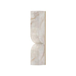 Bild in die Galerieansicht laden, Rechteckige Alabaster-Wandleuchte