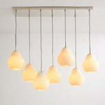 Load image into Gallery viewer, Rivrona Contemporary 7-Light Chandelier - Modern Glass Lighting for Dining Rooms