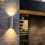 Carica l'immagine nella visualizzazione Galleria, Lampada da parete minimalista in cemento per interni ed esterni Midnight Glow