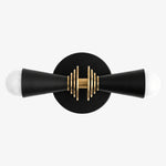 Load image into Gallery viewer, Pyralis Cone Art Deco Wall Light - Multi-Directional Sconce for Vanity or Wall