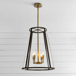 Load image into Gallery viewer, Ferrix Modern Outdoor Lantern Iron Pendant Lamp - Industial Glass Lighting Design