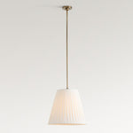 Load image into Gallery viewer, Luvora Pleated Linen Drum Modern Pendant Light for Dining & Entryway