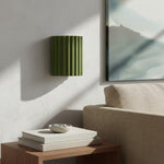 Afbeelding laden in galerijweergave, Ribellex Minimalistische Geribbelde Geplooide Wandlamp Sculpturale Wandlamp voor Slaapkamer Hal N59