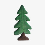 Carica l'immagine nella visualizzazione Galleria, Handmade green pine tree wooden tabletop ornament