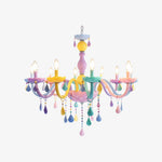 Cargar imagen en el visor de la Galería, Colorful Metal Kids Room Chandelier for Bedroom