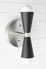 Load image into Gallery viewer, Pyralis Elongated Shade Contemporary Wall Lamp for Hall Space & Gallery