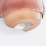 Afbeelding laden in galerijweergave, Clinco Gekleurde Glazen Wandlamp – Vintage Lamp voor Badkamer & Gang