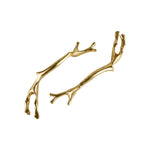 Load image into Gallery viewer, Gold Tree Handle – Branches Cabinet Handles & Metal Drawer Pulls