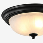 Cargar imagen en el visor de la Galería, Close-up of frosted glass shade and warm light