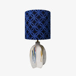 Cargar imagen en el visor de la Galería, Blue Botanical Ceramic Table Lamp
