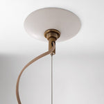 Afbeelding laden in galerijweergave, Alvian hanglamp - linnen kap met verstelbare hoogte voor gezellige eetkamer