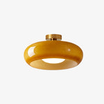 Afbeelding laden in galerijweergave, Bauvia Moderne Ronde Glazen Plafondlamp Schone Bauhaus Look Comfortabele Sfeerverlichting N63