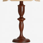 Cargar imagen en el visor de la Galería, Vintage Fabric Table Lamp with Scalloped Shade