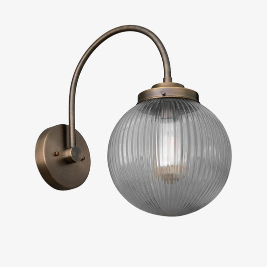 Luz de Pared Esférica Contemporánea Glorica para Pasillo y Entrada